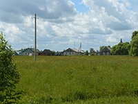 Вид с участка на село